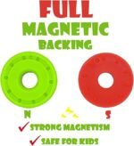 Anubhav Janni Magnetic Math Rollar Toy For Kids Learning Toys Boys And Girls Brain Developing Blocks Multicolor Toy Kids Toys Boys Girls Magnetic Toy Cylinder Number Symbol (Pack Of 1 Pcs) - Image 2