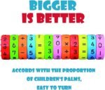 Anubhav Janni Magnetic Math Rollar Toy For Kids Learning Toys Boys And Girls Brain Developing Blocks Multicolor Toy Kids Toys Boys Girls Magnetic Toy Cylinder Number Symbol (Pack Of 1 Pcs) - Image 3