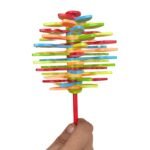 Anubhav Janni Candy Flower Stress Buster Rainbow Lollipop Toy Spinning Toy Fidget Kids Shaped Hand Spinner Twisting And Rotating Colorful Petals Gift Creative Boys Girls (Pack Of 1 Pcs) - Image 2