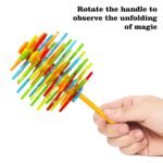 Anubhav Janni Candy Flower Stress Buster Rainbow Lollipop Toy Spinning Toy Fidget Kids Shaped Hand Spinner Twisting And Rotating Colorful Petals Gift Creative Boys Girls (Pack Of 1 Pcs) - Image 9