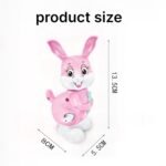 Anubhav Janni Rabbit Key Jumping Toy Animal Toys For Kids Monkey Rabbit Bird Butterfly Dianosaur Unicorn Squirrel Walking Clockwork Duck Wind Cartoon Boys Girls Birthday Gift (Pack Of 1 Pcs) - Image 2