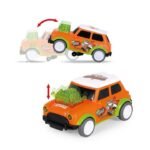 Anubhav Janni Friction Car Toy Cartoon For Kids And Baby Unbreakable Toys Non Toxic Abs Plastic Powered Push Go Car Helicopter Plane Train Baby Set Vehicle Cute Design Fun (Set Of 4 Pcs) - Image 3