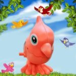 Anubhav Janni Parrot Key Jumping Toy Operated Hopping Bird Wind Up Flipping Clockwork Animal Kids Mechanism Interactive Walking Educational Toys Kids Fidget Baby Girls Boys (Pack Of 1 Pcs) - Image 4