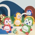 Anubhav Janni Press Go Penguin Cute Toys Kids Sensory Worm Wind Up Colorful Toy Insect Figurines Boys Girls Motor Skills Sensory Development Focus Travel Toys Birthday Gifts (Pack Of 1 Pcs) - Image 2