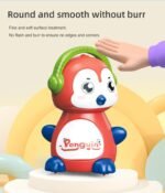 Anubhav Janni Press Go Penguin Cute Toys Kids Sensory Worm Wind Up Colorful Toy Insect Figurines Boys Girls Motor Skills Sensory Development Focus Travel Toys Birthday Gifts (Pack Of 1 Pcs) - Image 4