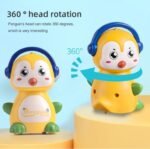 Anubhav Janni Press Go Penguin Cute Toys Kids Sensory Worm Wind Up Colorful Toy Insect Figurines Boys Girls Motor Skills Sensory Development Focus Travel Toys Birthday Gifts (Pack Of 1 Pcs) - Image 5