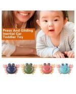 Anubhav Janni Press Go Crab Cute Toys Kids Sensory Worm Wind Up Colorful Toy Insect Figurines Boys Girls Motor Skills Sensory Development Focus Travel Toys Birthday Gifts (Pack Of 1 Pcs) - Image 8