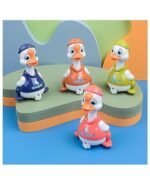 Anubhav Janni Press Go Duck Cute Animal Toys Kids Sensory Worm Wind Up Colorful Toy Insect Figurines Boys Girls Motor Skills Sensory Development Focus Travel Toys Birthday Gifts (Pack Of 1 Pcs) - Image 6