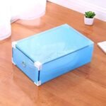 Anubhav Janni Shoes Storage Box Sorting Wrapping Stacking Drawer Shoe Household Daily Use Women Clear Stackable Racks Closets entryway Cabinet Collapsible Bins Mens Women (Pack Of 1 Pcs) - Image 5