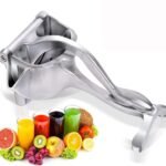 Anubhav Janni Aluminum Fruit Press Juicer Indian Hand Manual Citrus For Kitchen Use Sturdy Metal Home Bar Easy To Machine Durable Home With Alloy Body Filter Bowl (Pack Of 1 Pcs)