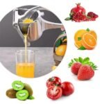 Anubhav Janni Aluminum Fruit Press Juicer Indian Hand Manual Citrus For Kitchen Use Sturdy Metal Home Bar Easy To Machine Durable Home With Alloy Body Filter Bowl (Pack Of 1 Pcs) - Image 4