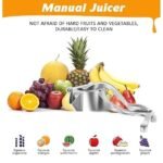 Anubhav Janni Aluminum Fruit Press Juicer Indian Hand Manual Citrus For Kitchen Use Sturdy Metal Home Bar Easy To Machine Durable Home With Alloy Body Filter Bowl (Pack Of 1 Pcs) - Image 7