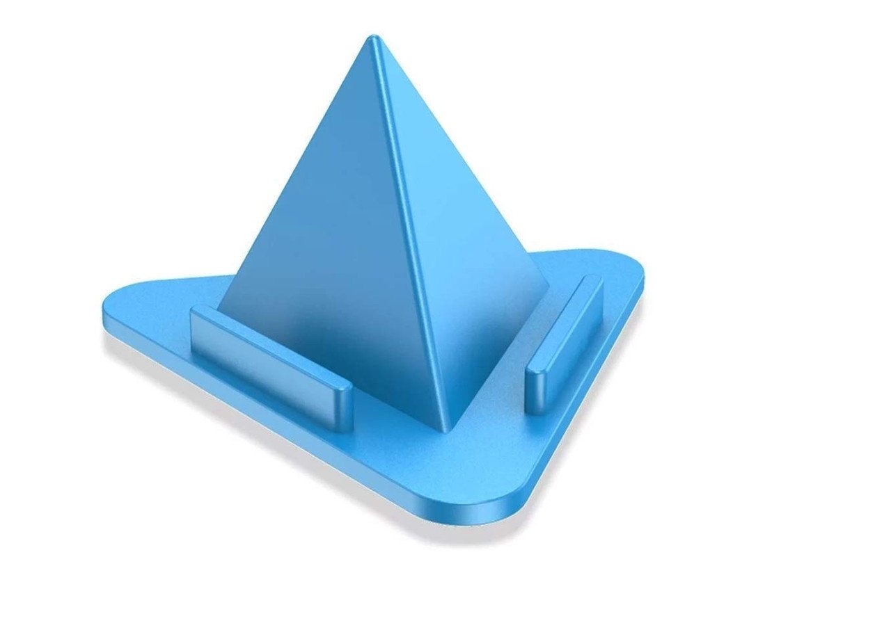 Anubhav Janni Triangle Shape Mobile Stand Portable Three Sided Pyramid Universal Phone Holder Anti Slip Base Plastic Desktop Smartphones Support Desk Office Home Stand Mobile (Set Of 10 Pcs) Anubhav Janni Triangle Shape Mobile Stand Portable Three Sided Pyramid Universal Phone Holder Anti Slip Base Plastic Desktop Smartphones Support Desk Office Home Stand Mobile (Set Of 10 Pcs) - Image 1
