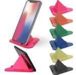 Anubhav Janni Triangle Shape Mobile Stand Portable Three Sided Pyramid Universal Phone Holder Anti Slip Base Plastic Desktop Smartphones Support Desk Office Home Stand Mobile (Set Of 10 Pcs) - Image 4