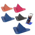 Anubhav Janni Triangle Shape Mobile Stand Portable Three Sided Pyramid Universal Phone Holder Anti Slip Base Plastic Desktop Smartphones Support Desk Office Home Stand Mobile (Set Of 10 Pcs) - Image 6