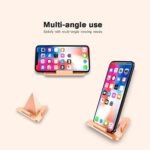 Anubhav Janni Triangle Shape Mobile Stand Portable Three Sided Pyramid Universal Phone Holder Anti Slip Base Plastic Desktop Smartphones Support Desk Office Home Stand Mobile (Set Of 10 Pcs) - Image 7
