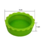 Anubhav Janni Beer Saver Cap Silicone Rubber Bottle Caps, Reusable Caps For Home Brewing Beer Soft Drink Wine Bottle Soda Bottles Kitchen Drinks Juice Water Outdoor Party Travel (Set Of 6 Pcs) - Image 2
