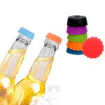 Anubhav Janni Beer Saver Cap Silicone Rubber Bottle Caps, Reusable Caps For Home Brewing Beer Soft Drink Wine Bottle Soda Bottles Kitchen Drinks Juice Water Outdoor Party Travel (Set Of 6 Pcs) - Image 3