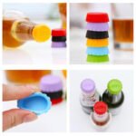 Anubhav Janni Beer Saver Cap Silicone Rubber Bottle Caps, Reusable Caps For Home Brewing Beer Soft Drink Wine Bottle Soda Bottles Kitchen Drinks Juice Water Outdoor Party Travel (Set Of 6 Pcs) - Image 5