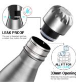 Anubhav Janni Thermos Steel Water Bottle (500 Ml) Stainless Leak Proof Durable BPA Free Bottles Vacuum Insulated Flask Hot Cold Gym Travel Office School Outdoor Use (Pack Of 1 Pcs) - Image 2