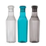 Anubhav Janni Aquastar Water Bottle Texture Plastic Leakproof Reusable Drinking Bottles Fridge Gym Office School Durable Multicolor Fridge Home Travel Kitchen Office (Set Of 1 Pcs)