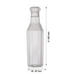 Anubhav Janni Aquastar Water Bottle Texture Plastic Leakproof Reusable Drinking Bottles Fridge Gym Office School Durable Multicolor Fridge Home Travel Kitchen Office (Set Of 1 Pcs) - Image 4