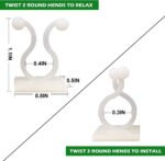 Anubhav Janni Plant Clip Wall Hook Plastic Self Adhesive Invisible Vines Binding Support Fixing Clips Plants Garden Holders Hooks Self Vine Cable Organizer Indoor Outdoor (Set Of 30 Pcs) - Image 2