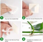Anubhav Janni Plant Clip Wall Hook Plastic Self Adhesive Invisible Vines Binding Support Fixing Clips Plants Garden Holders Hooks Self Vine Cable Organizer Indoor Outdoor (Set Of 30 Pcs) - Image 5