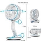Anubhav Janni Folding Fan Style Used In All Kinds Of Places Including Household And Many More For Producing Fresh Air Purposes Cute Foldable Usb Chargeable With Ears Office (Pack Of 1 Pcs) - Image 4