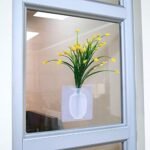 Anubhav Janni Silicone Pot Sticker Self Adhesive Sticker Magical Flower Wall Hanging Decore Home Kitchen Office Bathroom Silicon vase Sticky Strong Adhesion Plant Decoration Rack (Pack Of 1 Pcs) - Image 4