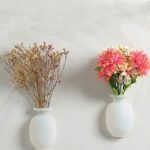 Anubhav Janni Silicone Pot Sticker Self Adhesive Sticker Magical Flower Wall Hanging Decore Home Kitchen Office Bathroom Silicon vase Sticky Strong Adhesion Plant Decoration Rack (Pack Of 1 Pcs) - Image 6