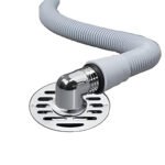Anubhav Janni Washing Machine Drain Pipe Attachment Flexible Floor Waste Connector Anti Odor Leak Proof Bathroom Sink Hose Stainless Steel PVC Outlet For Machine Basin Kitchen (Pack Of 1 Pcs)