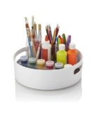 Anubhav Janni 360 Rotating Kitchen Organiser Tray Degree Turntable Cabinet Organizer Oil Stand Tray Kitchen Organizer Multi Function Tray Cosmetic Bathroom Items (Pack Of 1 Pcs)