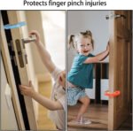 Anubhav Janni Door Stopper Cartoon Animal Baby Finger Pinch Guard Prevents Injuries Slamming Doors Toddler Pet Safety Protector Different Cushion Guard Stoppers Household Office (Pack Of 1 Pcs) - Image 3