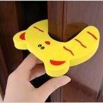 Anubhav Janni Door Stopper Cartoon Animal Baby Finger Pinch Guard Prevents Injuries Slamming Doors Toddler Pet Safety Protector Different Cushion Guard Stoppers Household Office (Pack Of 1 Pcs) - Image 4
