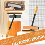 Anubhav Janni 3 In 1 Double Side Cleaning Brush Design Glass Wiper For Window Car Mirror Floor Premium Heavy Plastic Easy Brush Double Sided Car Windows Mirrors Glass Floors (Pack Of 1 Pcs) - Image 3