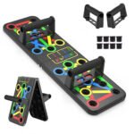 Anubhav Janni Push Up Board For Fitness For Men  Women Portable Equipment Full Body Workout Multi Function Push Up Board Triceps Shoulders Back Kit Carbon Fiber Construction (Pack Of 1 Pcs)