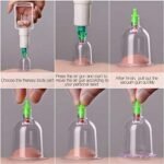 Anubhav Janni Vacuum Acupuncture Cupping Massage Cups Bio Magnetic Traditional Chinese Therapy Household Pull Out Kit Chinese Medical Suction Cans Kit Relax Body Pumps Bank (Set Of 6 Pcs) - Image 4
