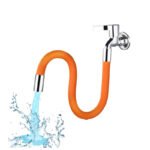 Anubhav Janni 360 Degree Faucet Tube (30 Cm) Rotating Silicone Hose Pipe For Kitchen Sink Sprayer Extension Hose Spin Bending Tap Extender Pipe Home  Flexible Can Bathroom (Pack Of 1 Pcs)
