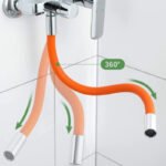 Anubhav Janni 360 Degree Faucet Tube (30 Cm) Rotating Silicone Hose Pipe For Kitchen Sink Sprayer Extension Hose Spin Bending Tap Extender Pipe Home  Flexible Can Bathroom (Pack Of 1 Pcs) - Image 4