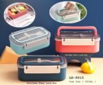 Anubhav Janni 2 Grid Lunch Box For Family Members Compartment Stainless Boxes Spoon Lock Leak Proof BPA Free Spoon Tiffin School Kids Office Boys Girls (Pack Of 1 Pcs) - Image 7