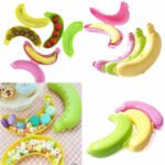 Anubhav Janni Banana Case Kids BPA Free Storage Box Portable Fruit Holder Cover Lunchbox Case Random Color Durable Container Crush Proof Lunch Box Office Travel School Outdoor (Set Of 2 Pcs) - Image 2