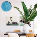 Anubhav Janni Wall Clock Sky Blue Plastic Digital Silent Quartz Decorative Room Home Kitchen Bedroom Office School Modern Office Bedroom Living Room Kitchen Home School Décor (Pack Of 1 Pcs) - Image 4