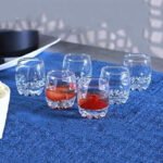 Anubhav Janni Round Shot Glass (80 Ml) Premium Heavy Base Set Whisky Glasses Liqueur Spirits Home Bars Parties Special Occasions Durable Dishwasher Safe Drinking Perfect Party (Set Of 6 Pcs) - Image 7