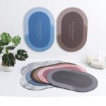 Anubhav Janni Low Quality Bathroom Mat Quick Dry Anti Slip Rubber Bathroom Shower Bath Floor Door Rugs Washable Home Print Water Absorbing Doormat Home Kitchen Washroom Office (Pack Of 1 Pcs) - Image 2
