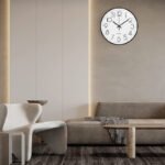 Anubhav Janni Wall Clock Black White Plastic Digital Silent Quartz Decorative Room Home Kitchen Bedroom Office School Modern Office Bedroom Living Room Kitchen Home School Décor (Pack Of 1 Pcs) - Image 7