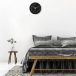 Anubhav Janni Wall Clock Black Silver Plastic Digital Silent Quartz Decorative Room Home Kitchen Bedroom Office School Modern Office Bedroom Living Room Kitchen Home School Décor (Pack Of 1 Pcs) - Image 8