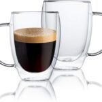 Anubhav Janni Double Wall Tea Glass Mug (350 Ml) Premium Classic Coffee Mugs Heat Resistant Cappuccino Latte Bag Hot Cold Beverage Walled Layer Iced Dishwasher Microwave Safe (Pack Of 1 Pcs)