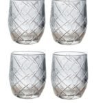 Anubhav Janni Crystal Whiskey Glasses Premium Drinking For Whiskey Wine Juice Beer Scotch Home Bar Glassware Cocktail Gift Anniversary Wedding Housewarming Birthday (Set Of 6 Pcs)
