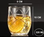 Anubhav Janni Crystal Whiskey Glasses Premium Drinking For Whiskey Wine Juice Beer Scotch Home Bar Glassware Cocktail Gift Anniversary Wedding Housewarming Birthday (Set Of 6 Pcs) - Image 2